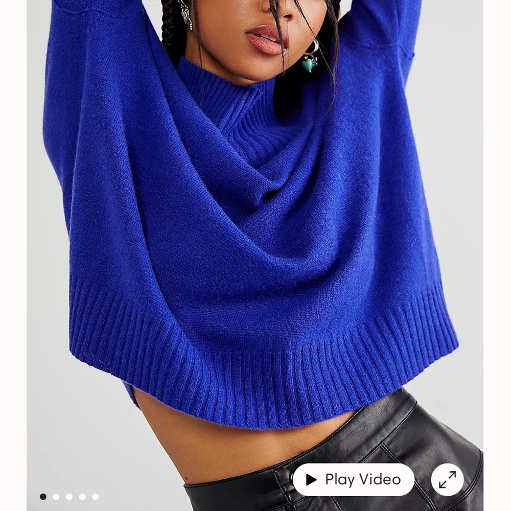 Free People Poppy cashmere turtleneck sweater